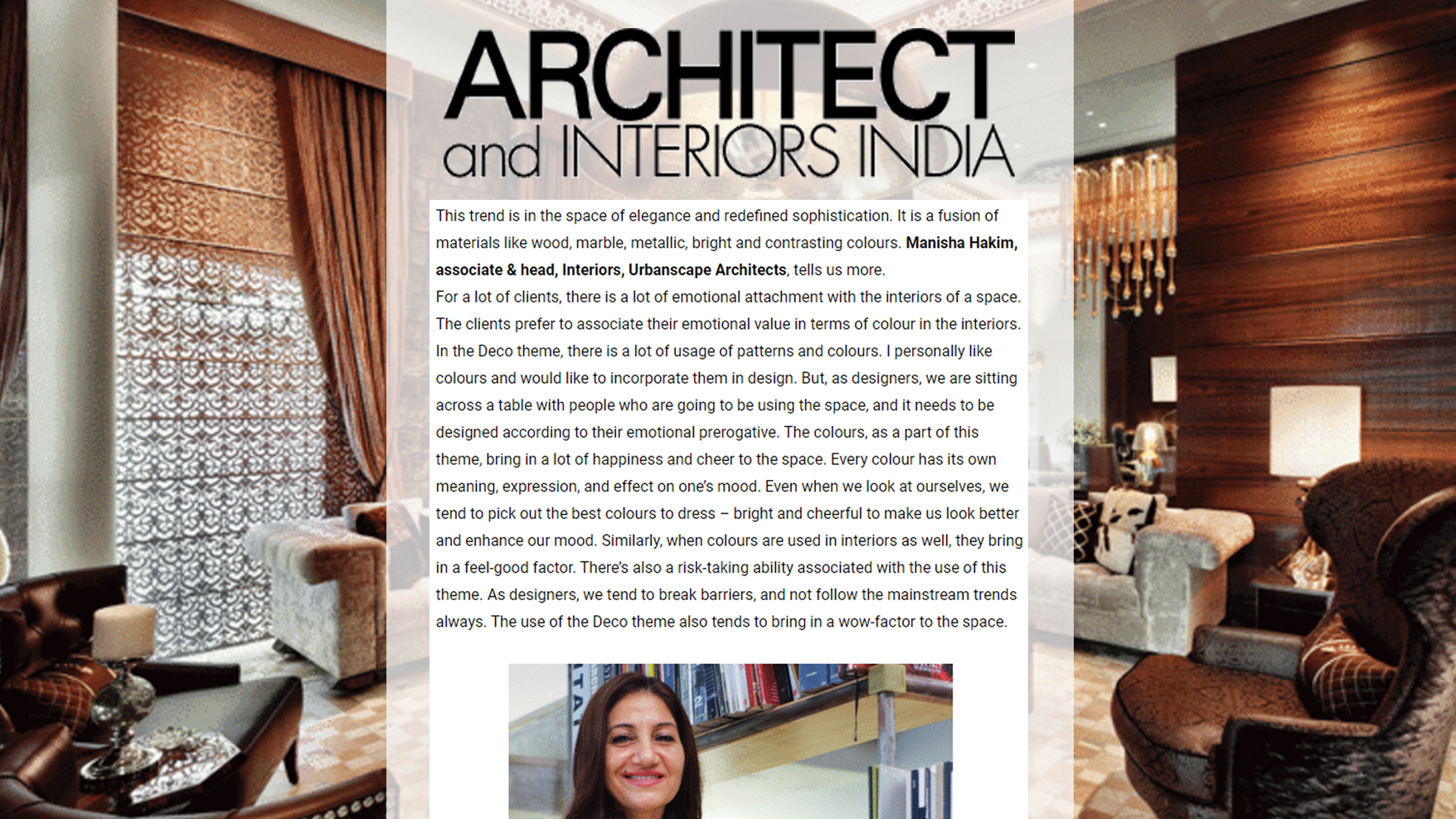 Architect & Interiors India Covers Urbanscape Architects